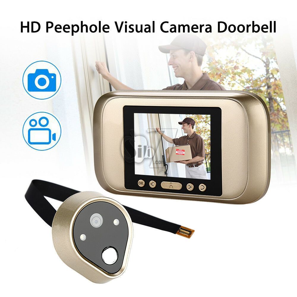 hd peephole viewer visual doorbell