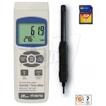 HUMIDITY/TEMP. METER, + type K/J Temp SD Card real time data logger LUTRON HT-3007SD