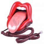 گوشی تلفن رومیزی فانتزی به شکل دهان