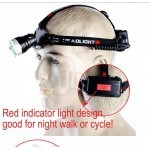 Dual Light Source Zoom Headlamp T6 LED Rechargeable Headlight