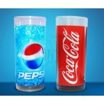 Beautiful hot selling coca cola glass cup shape speakers 