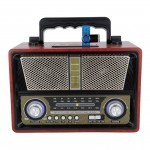 Kemai MD-1802UR 3Band Wooden Classic Radio and USB MP3 Player
