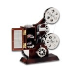 HHI-377234 Classical Film Projector Shape Mechanical Music Box and jewelry box Musical Toy Decoration