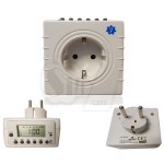 SEVEN SE-DT20 3500W Programmable Digital Weekly Timer Switch Socket Plug with LCD