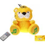 Polish Tiger Cute Cartoon MP3 Player USB/Micro SD/AUX input Speaker with Remote Control