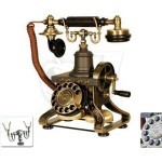 تلفن آنتیک رومیزی طرح ایفل مدل 1892 هندلی