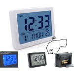 051 Multifunction Digital Alarm Clock with Vibration and Voice Control Sensor, LCD Backlight