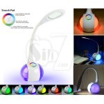 34 LED Swan Flexible Angles Desk Lamp with Multi Colored 3 Level Dimming Touch Sensitive Control 256 Colors Night Light