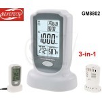 BENETECH GM8802 Carbon Dioxide Meter, Digital CO2 Detector monitor with Temperature and Humidity meter