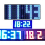 3010 Dot Matrix Big Font LED Digital Wall Clock