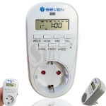 SEVEN SE-DT1L Electric Programmable Weekly Digital timer switch
