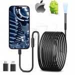 W300 industrial Endoscope 2 Megapixel 7.9mm Borescope Inspection Camera for iphone and OTG Android Smartphones