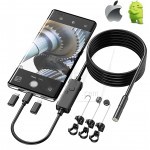inskam W400-E 2MP IP67 Waterproof 7.9mm 10m Semi Rigid full HD Video Endoscope for ios and OTG Android