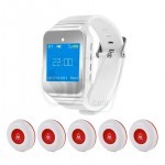 SW05 Smart wireless wrist watch pager and caregiver Call system