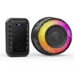 زنگ اخبار وایرلس تک شستی چراغدار مدل ML101 مشکی