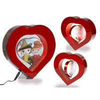 Electro Magnetic Levitating Picture Frame Heart Shaped Floating Photo Frame