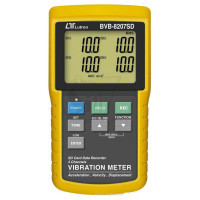 4 channels VIBRATION RECORDER  And Vibration Meter Recorder Real Time Data Recorder LUTRON BVB-8207SD