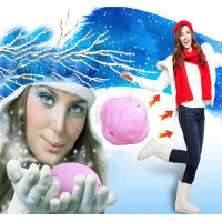 Battery Hand Po Travel Outdoor Flower Shape Portable Pocket Electric Winter Heating Hand Warmer