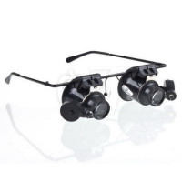 ذره بین عینکی چراغدار 3 لنز مدل آ9892 دوبل