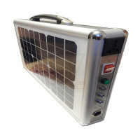 Ultra Thin suitcase shape 15W Portable Solar Power System
