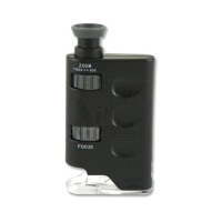 میکروسکوپ جیبی با زوم 60 الی 100 ایکس چراغدار