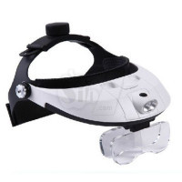 ذره بین هدبندی جدید و پیشرفته چراغدار با 5 لنز یدکی مدل ام جی81001 اچ