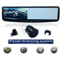 CL-419F Claro 4.3 inch Rearview Camera Set,Bluetooth Car Kit Mirror, MP5 Player,USB