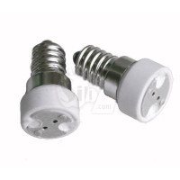 تبدیل پایه لامپی سرپیچ شمعی ای14 به سوزنی هالوژنی ام آر16