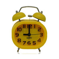 EW3001 Antique style double bell alarm clock with light
