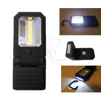 چراغ قوه اضطراری آهنربا دار و مگنتی تاشوی 4 لامپی 3.5 واتی