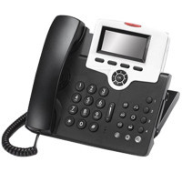 {[en]:Telefonica VM-4002 Desktop Telephone offers four-line convenience with distinctive ring and line-in-use indicators for each line.  The full performance speakerphone lets you dial out of memory or the keypad without picking up the handset, picking up the handset will automatically transfer the call to the handset.  For added convenience the phone also includes a large, easy to read LCD display that will provide quick reference for clock time and day, number dialed, memory verification, call timer and a memo.  And for added versatility, add an optional cordless handset and utilize the line switchable data port for fax, modem or an answerer.  Add convenience and style to your Small Office Home Office with this Telefonica Business Phone. The new Telefonica is a stylish, high-quality phone, with a wide range of convenience features for small business or home use.   The phones are not designed for wall-mounting, but you can use a shelf or a couple of "L" brackets.  This phone is perfect for professionals in private practice, and small business operators who need versatility and value.  Convenience features include hands-free dialing that allows you to continue working while making calls without picking up the handset.  Once you pick up the handset, the phone automatically switches the call to the handset.  You can also use a headset for hands-free convenience with minimal ambient noise.  Time-conscious executives will also appreciate the exceptional time-tracking features, displayed on a large and easy to read backlit LCD display which constantly indicates the number dialed, time of day, date, memory verification, call timer and memo.  You also get a four-line switchable data port for fax, modem, credit card terminal, answering machine or conference speakerphone.  The RCA Executive Series also features adjustable, independent volume control for speaker, handset and ringers, Do-not-disturb, three-way conferencing, distinctive ring, Caller ID on Call Waiting.  Features: 4-line Corded telephone Brand : Telefonika Model : VW4002 Type : Corded Phone Included Handsets : 1 Features : Speakerphone, Supports Caller ID Conference Call Capability : 3-Way Dialer Type : Voice Caller ID Call-Waiting Speakerphone Intercom Data port Redial/flash/hold/mute/page 94