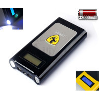 پاوربانک 32000 میلی آمپری قوی فراری دارای صفحه نمایش و چراغ قوه مدل ایکس9