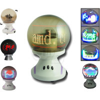Mira Ball Advertising 360 degree Pictures and Text Message rolling LED Globe