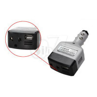 CH011B DC 12V/24V to AC 220V Power Converters and Car Cigarette Lighter Inverter Adapter With USB Port