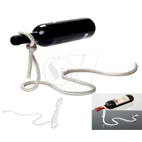 پایه جادویی رومیزی جهت نگهداشتن بطری به شکل ریسمان و طناب سفید