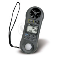 مولتی فانکشن 7 کاره لوترون مدل ال ام-9000 با قابلیت سرعت سنج باد، فشارسنج، دماسنج، رطوبت سنج، لوکس متر، فلومتر