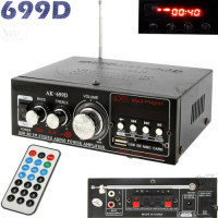 AK-699D USB SD FM MP3 Hi-Fi Stereo Audio Power Amplifiers With Remote Control