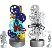 Radar Shape Table Desk Gear Clock