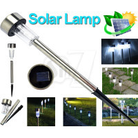 156 Solar Powered Rechargeable Waterproof LED Lawn Garden Light Lamp