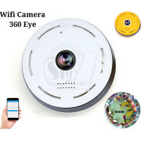 دوربین وای فای پانورا 360 درجه واید 12 مگاپیکسلی با کیفیت اچ دی دارای میکروفون