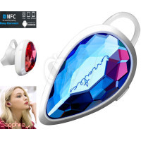 هندزفری بلوتوثی انزاتک مدل 104 با نگین طرح یاقوت کبود