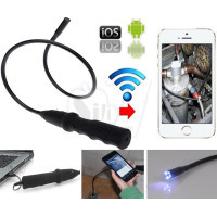 دوربین شلنگی و بروسکوپ چراغدار مدل دسته دار با کابل فنری انعطافی