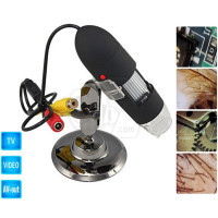 میکروسکوپ دیجیتالی چراغدار با زوم 400 برابر و قابلیت اتصال به تلویزیون