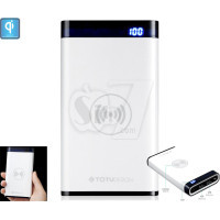 پاوربانک دوکاره تاتو 8000 میلی آمپر و شارژر بیسیم با تکنولوژی کیو آی