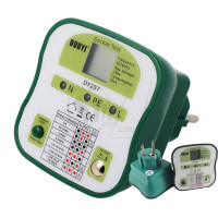 تستر آر سی دی برق مدل 207 پریزی محافظ جان، بررسی نشتی و ارت و میلی آمپر