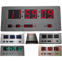 TL3515 Metal Surface Digital Clock with Temperature and Calendar