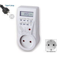23A Programmable Weekly Digital Timer Controller Switch