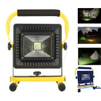 W818 Waterproof Rechargeable 50W LED Flood Spot Light