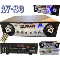 MXZ AV-S3 echo USB SD FM Hi-Fi Stereo Karaoke Audio Amplifiers With Remote and 2 MIC input