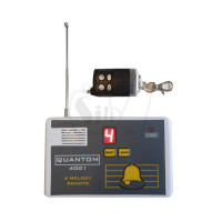 زنگ اخبار بیسیم 4 کانال مدل 4001 با قابلیت نمایش شماره دکمه به همراه ریموت کنترل کوچک